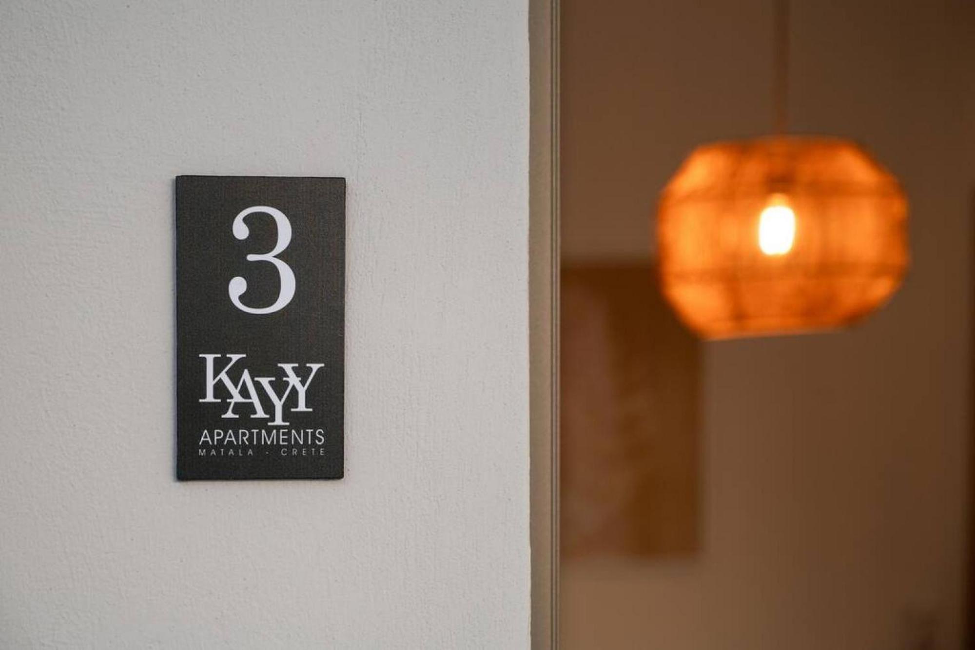 Kayy Apartments 3 In Matala Екстер'єр фото